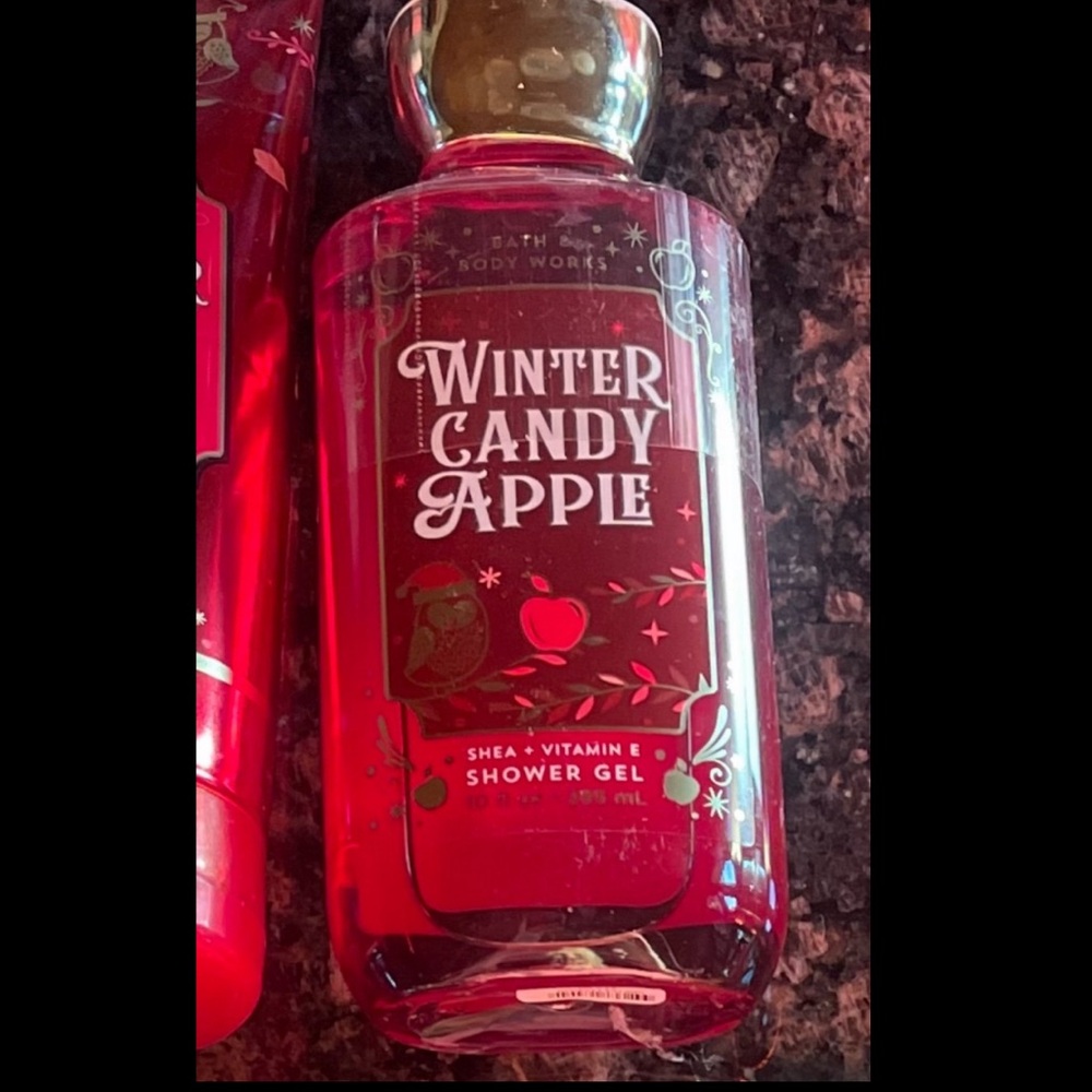 Winter Candy Apple Shower Gel (shea butter cream & body wash listed separately)